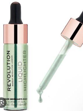 Makeup Revolution Beauty Liquid Highlighter, Mermaid's Scales